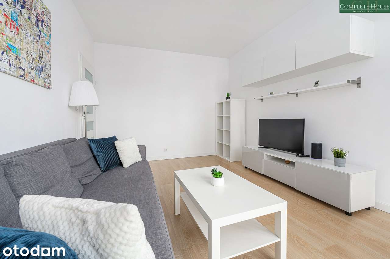 Jasny Apartament 49 m2 | Obok Westfield Mokotów | ul. Cybernetyki 4