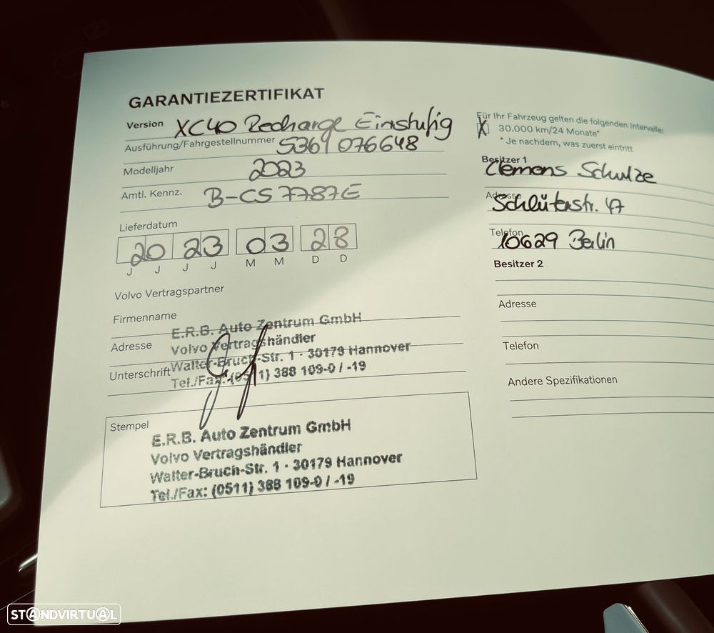 Volvo XC 40 Recharge 69 kWh Single Motor Core - 30