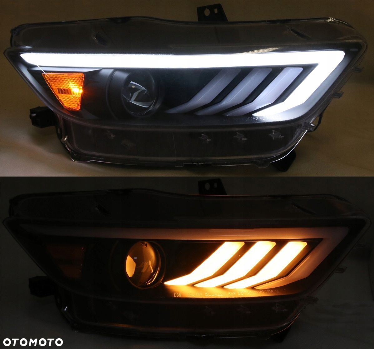 Reflektory Lampy Bi Xenon Day line light LED Ford Mustang VI 6 2015-2018 - 5