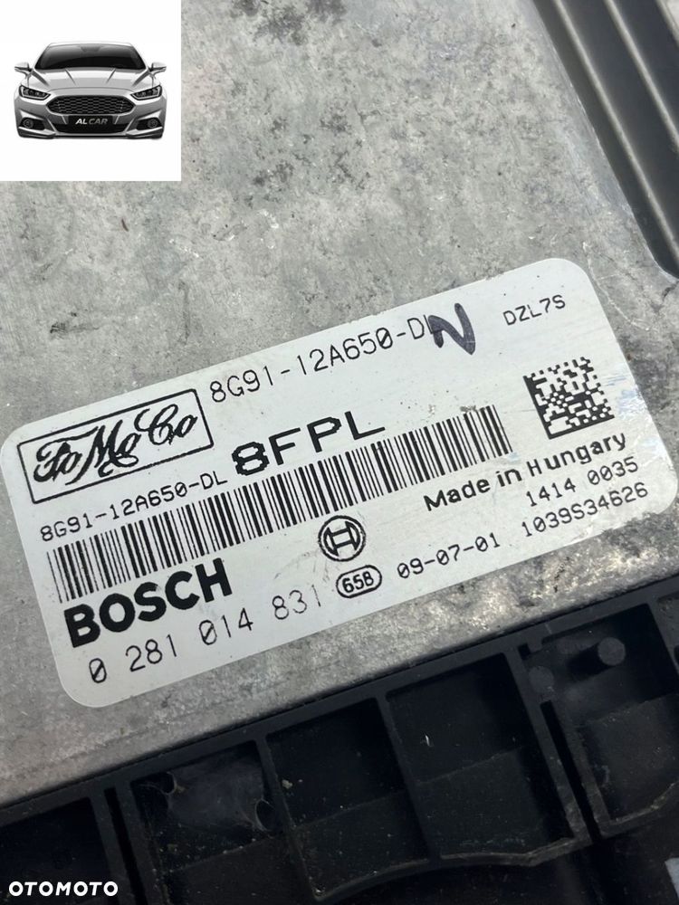 STEROWNIK SILNIKA 2.2 TDCI FORD MONDEO MK4 8G91-12A650-DL - 2