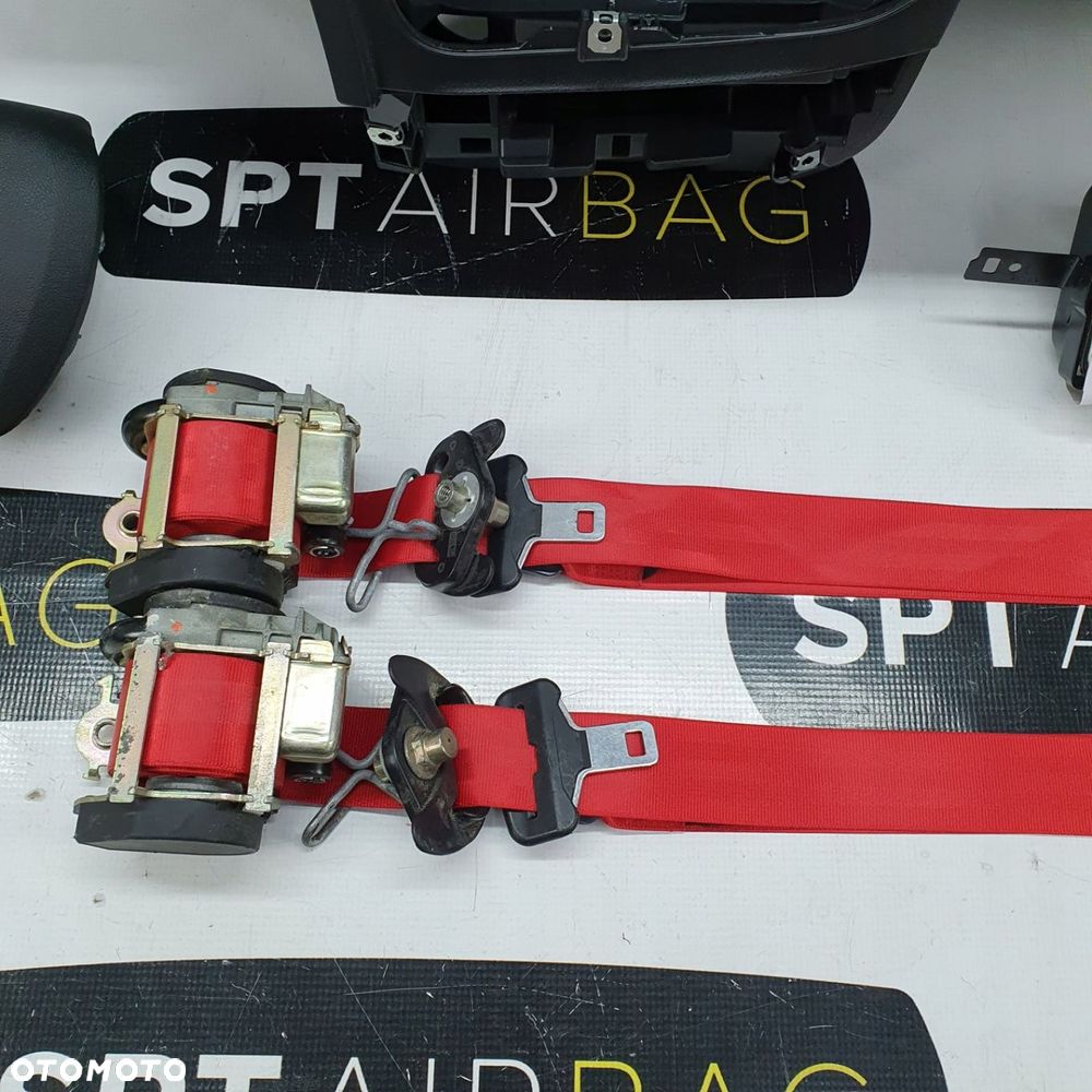 RENAULT CLIO IV SPORT DESKA ROZDZIELCZA KONSOLA KOKPIT PULPIT PODUSZKI AIRBAG AIR BAG PASY KIT SET - 9