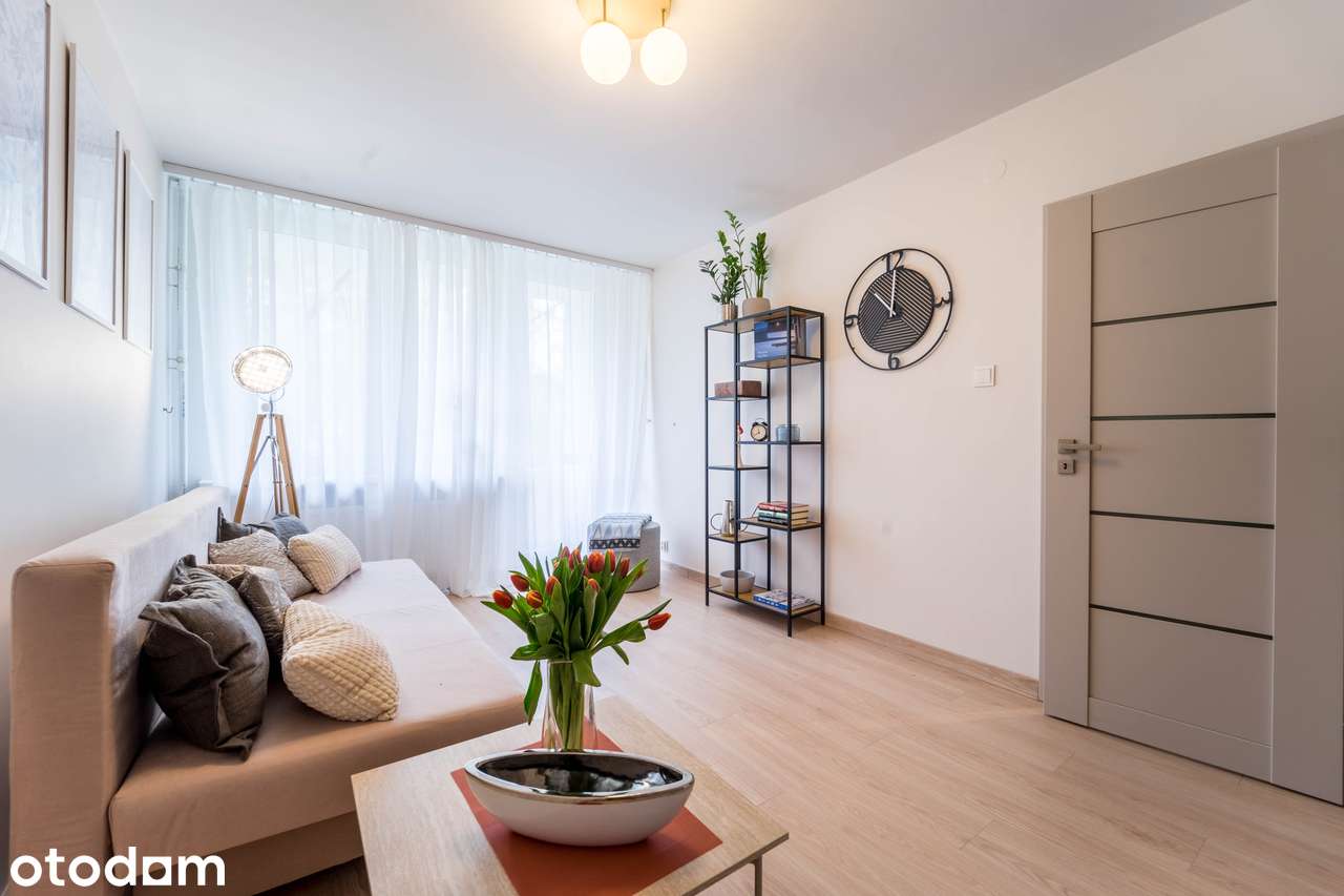 | 37,3 m² | 2 pokoje | po remoncie | Wyszogrodzka |