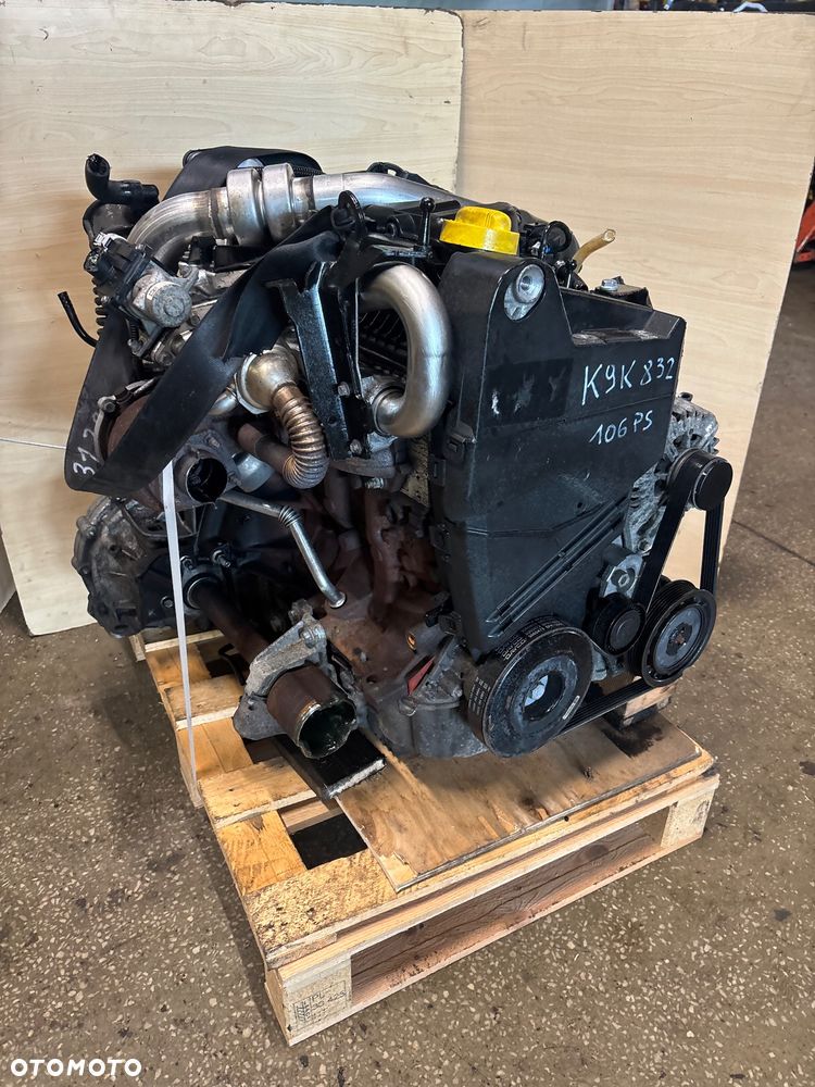 SILNIK KOMPLETNY RENAULT SCENIC III MEGANE III 1.5 DCI K9KG832 K9K832 film video - 3