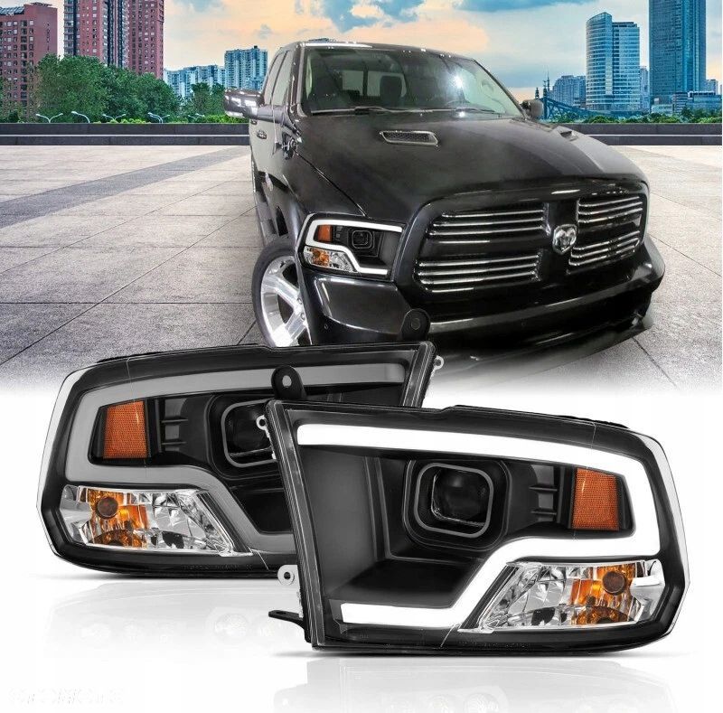 Reflektor Lampa L+R LED Europa Soczewka h7 Dodge Ram IV 4 2008-2024 Classic - 3