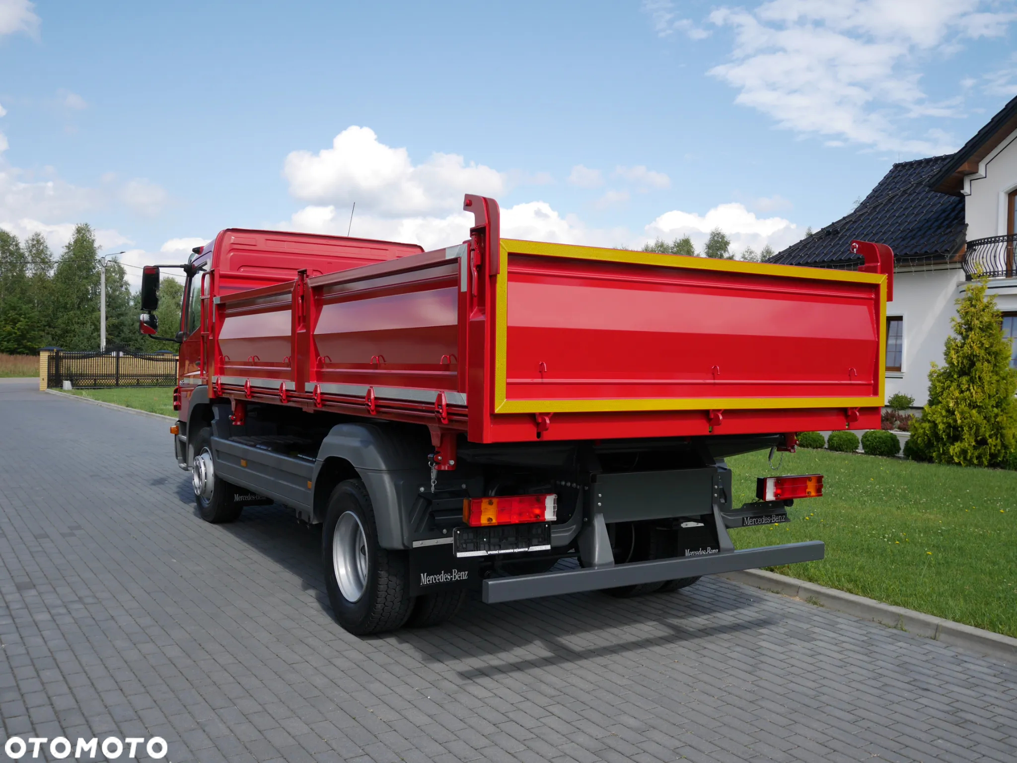 Mercedes-Benz ATEGO 1524 WYWROTKA 3-STRONNA, NISKI PRZEBIEG, STAN IDEALNY - 8