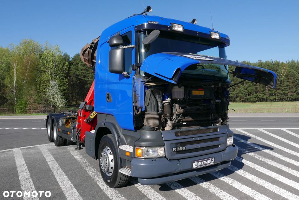 Scania R 380 6X4 RESOR DŹWIG PALFINGER BLOKADA MOSTÓW MANUAL DO ZŁOMU - 20