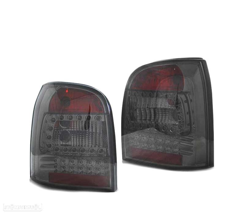 FAROLINS TRASEIROS LED AUDI A4 B5 AVANT 94-01 FUMADOS - 2