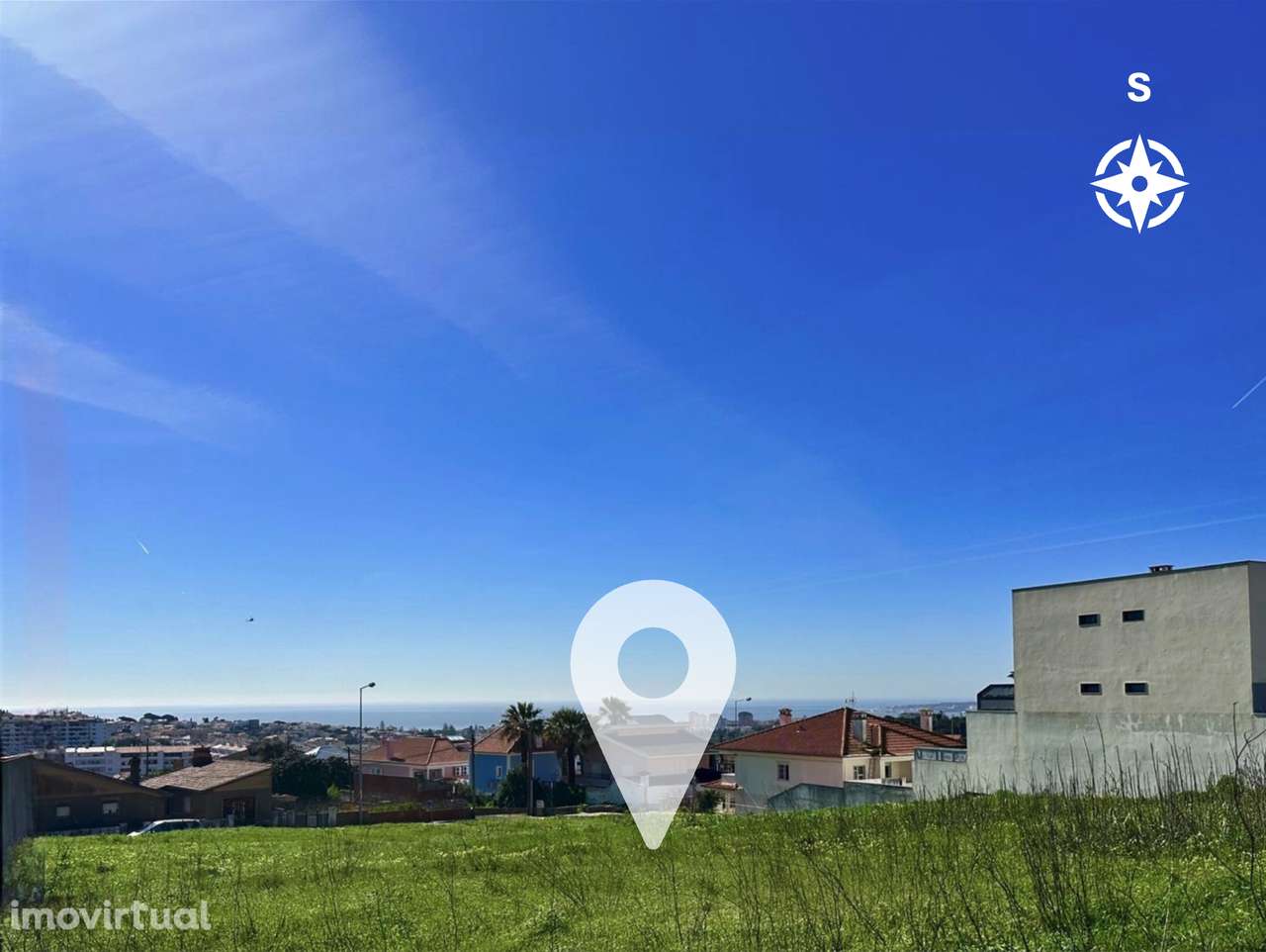 Terreno Urbano 1.590 m²-Caparide, Cascais- Enquadramento com Vista Mar - Grande imagem: 4/5