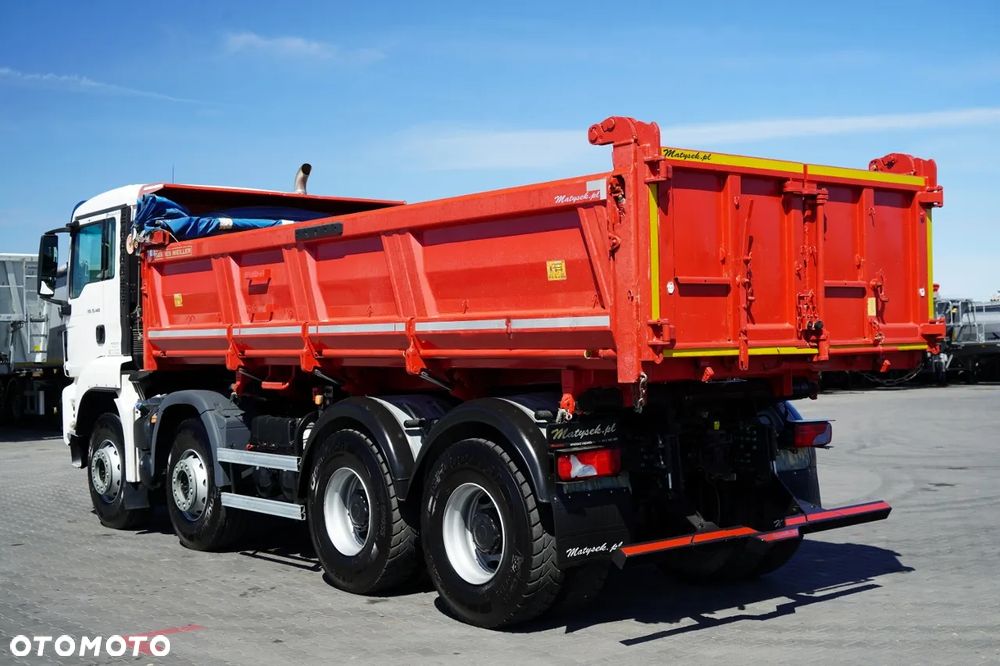 MAN TGS 35.460 / 8X4 / WYWROTKA 2 STR / BORDMATIC / MEILLER KIPPER / AUTOMAT / EURO 6 - 14