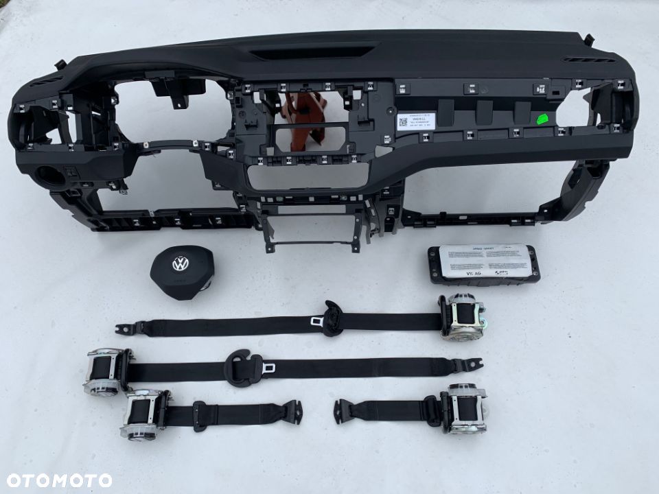 VW T-CROSS T-ROC DESKA KONSOLA KOKPIT PULPIT PÓŁKA PARAPET AIRBAG regeneracja naprawa MONTAŻ - 4