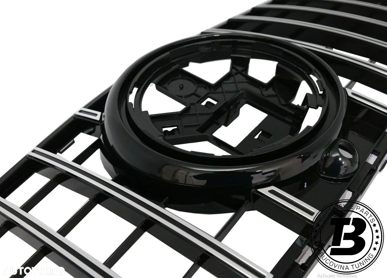 Grila compatibila cu Mercedes GLE W167 Coupe C167 GT Crom - 4