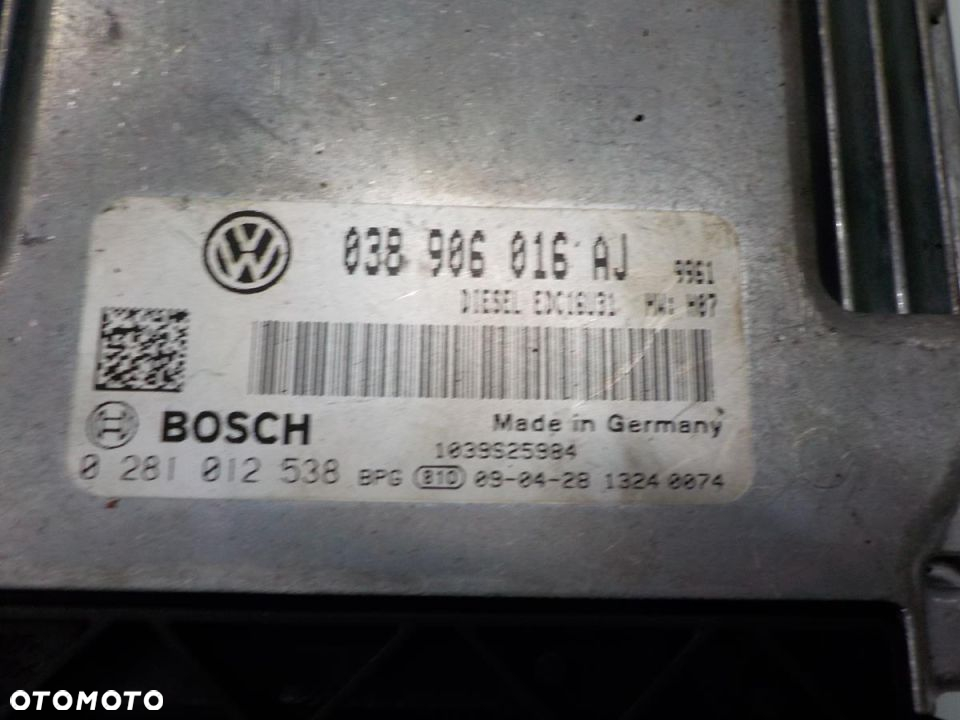 VW T5 1.9 TDI KOMPUTER STEROWNIK 038906016AJ - 2