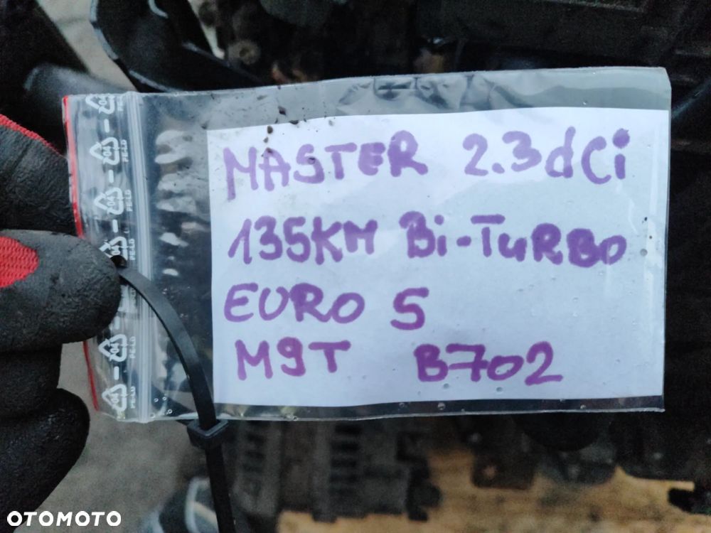 Silnik 2.3 dCi 135/165KM Bi-Turbo M9T 702 kompletny tak jak wyjęty z auta 250tys/km do Renault Master III Lift 14-19r IV lub Opel Movano B, Film z pracą - 16