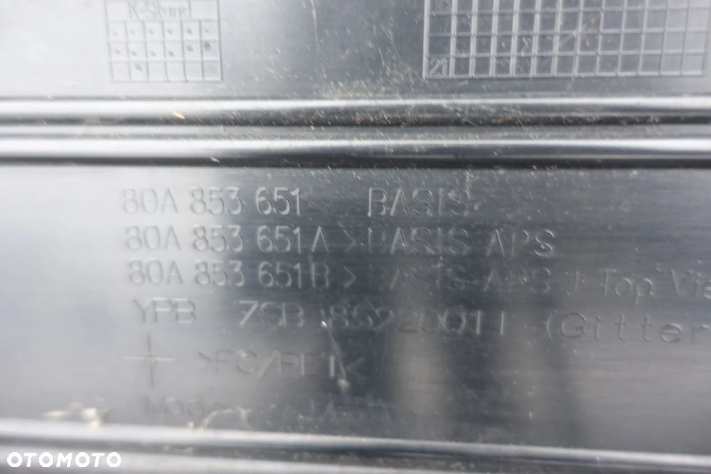 ATRAPA GRILL AUDI Q5 II 16r.- PDC  80A853651 - 5