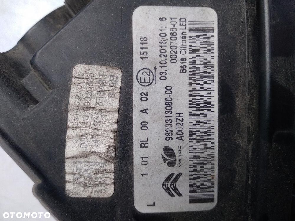 LAMPA LEWA LED DRL CITROEN C3 (B618) 9823313080 - 6