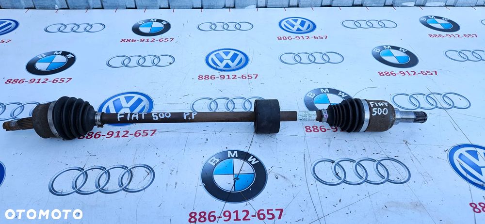 Fiat 500 1.2  Półoś Przód prawy Przednia prawa Długa 51955476 - 3