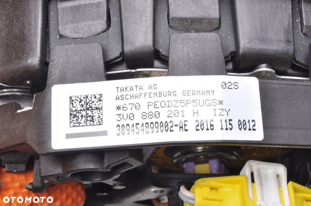 SKODA SUPERB III PODUSZKA POWIETRZNA KIEROWCY AIRBAG 3V0880201H - 7