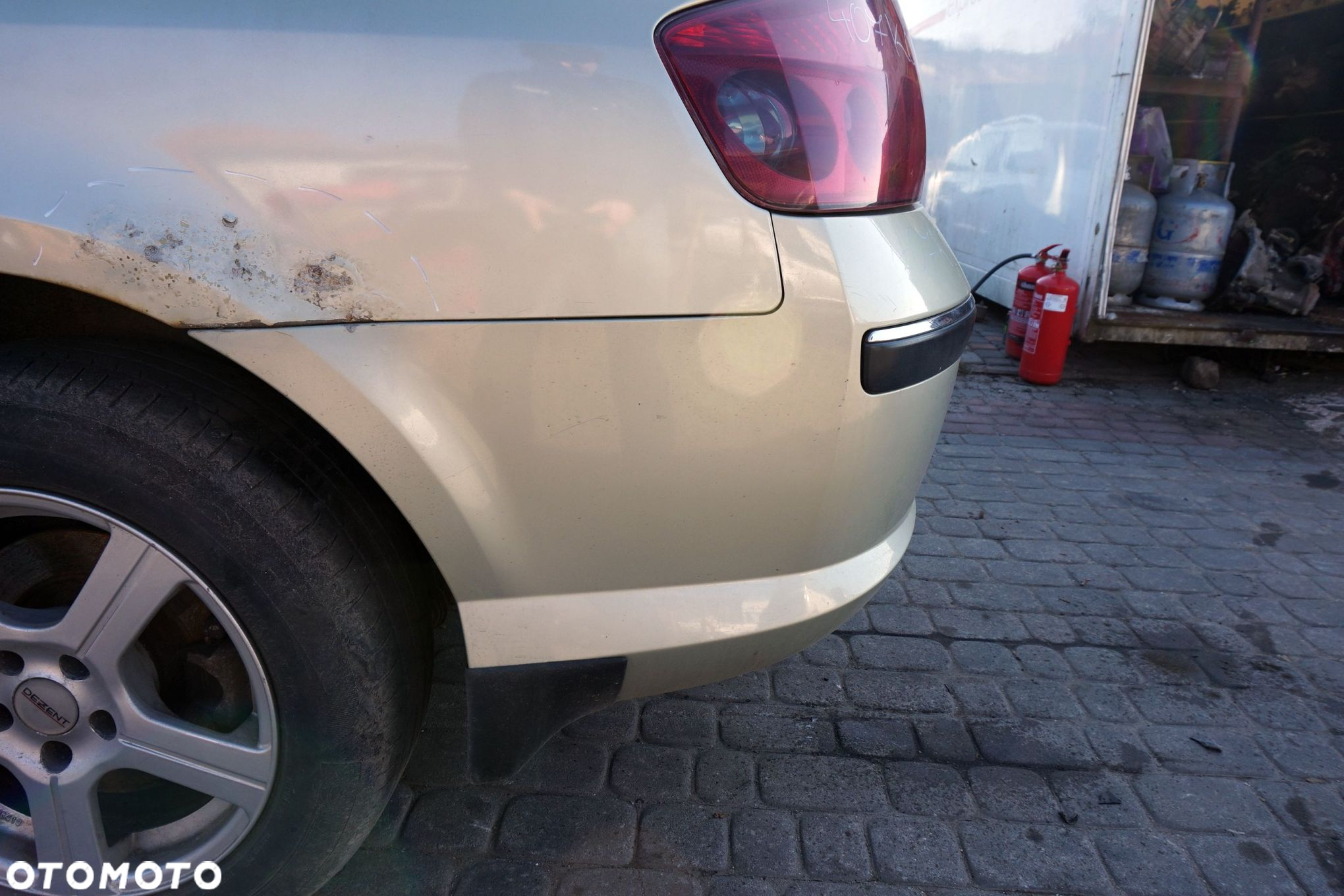 ZDERZAK TYLNY 407  SEDAN KCVD  ZŁOTY PEUGEOT 2004-2007 - 2