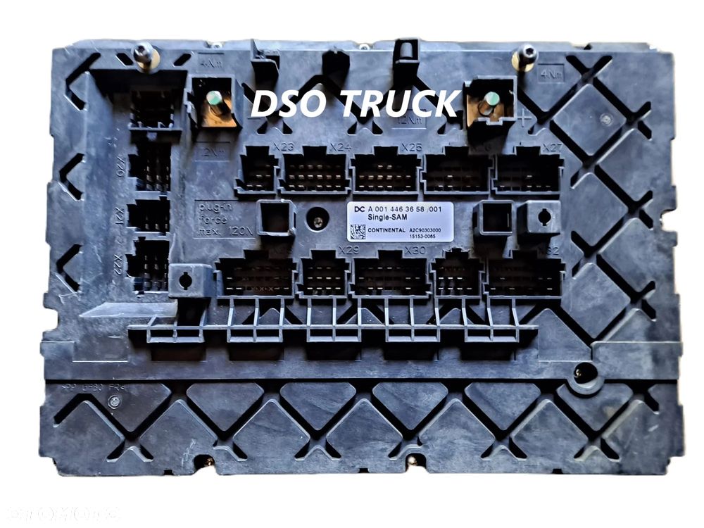 DC A0014463658 MERCEDES MP4 Skrzynka Tablica Modul Plyta bezpiecznikow - 1