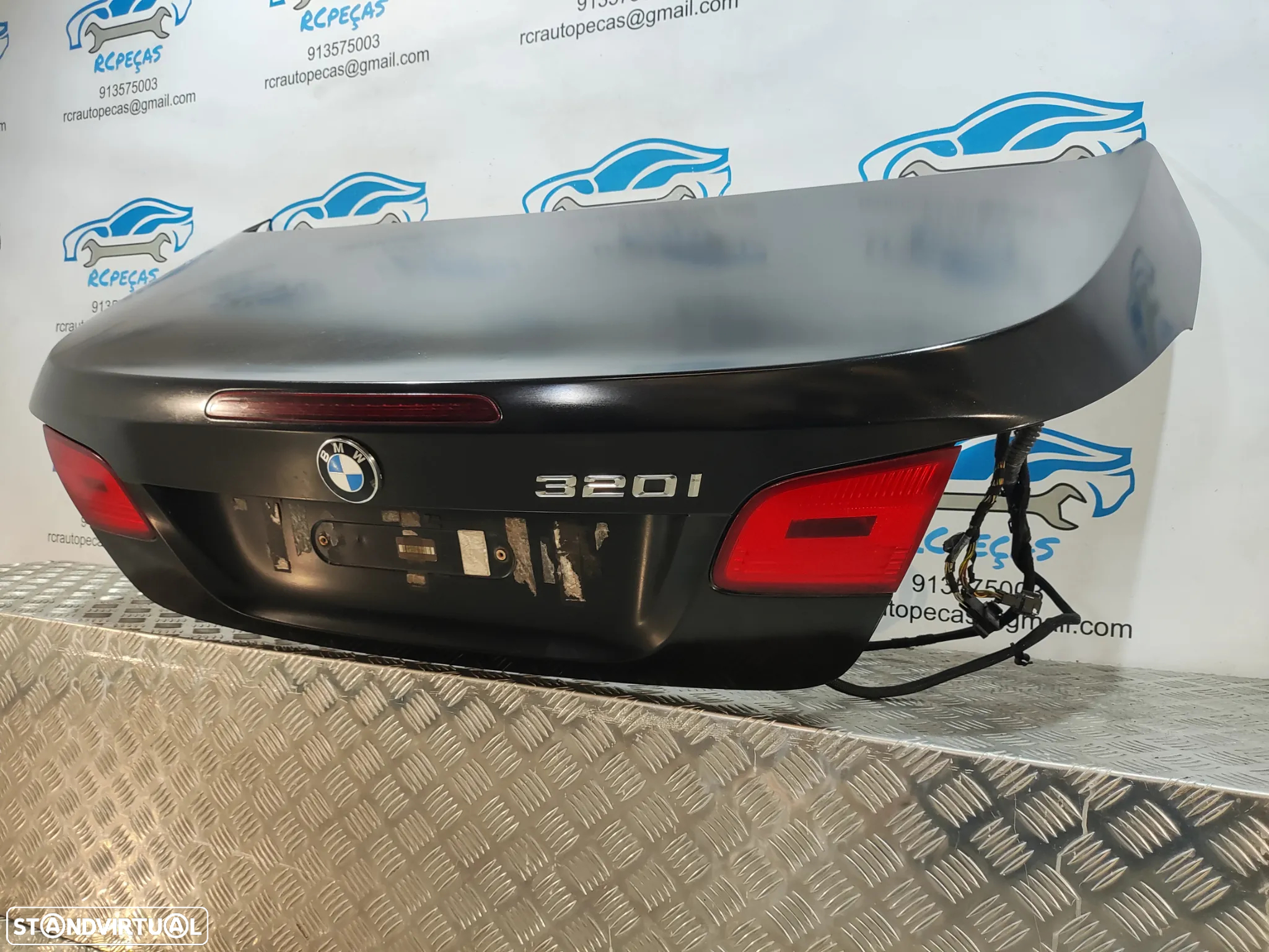PORTA TAMPA MALA BMW SERIE 3 E93 CABRIO FAROLINS FECHO PUXADOR LUZ 3°STOP - 4