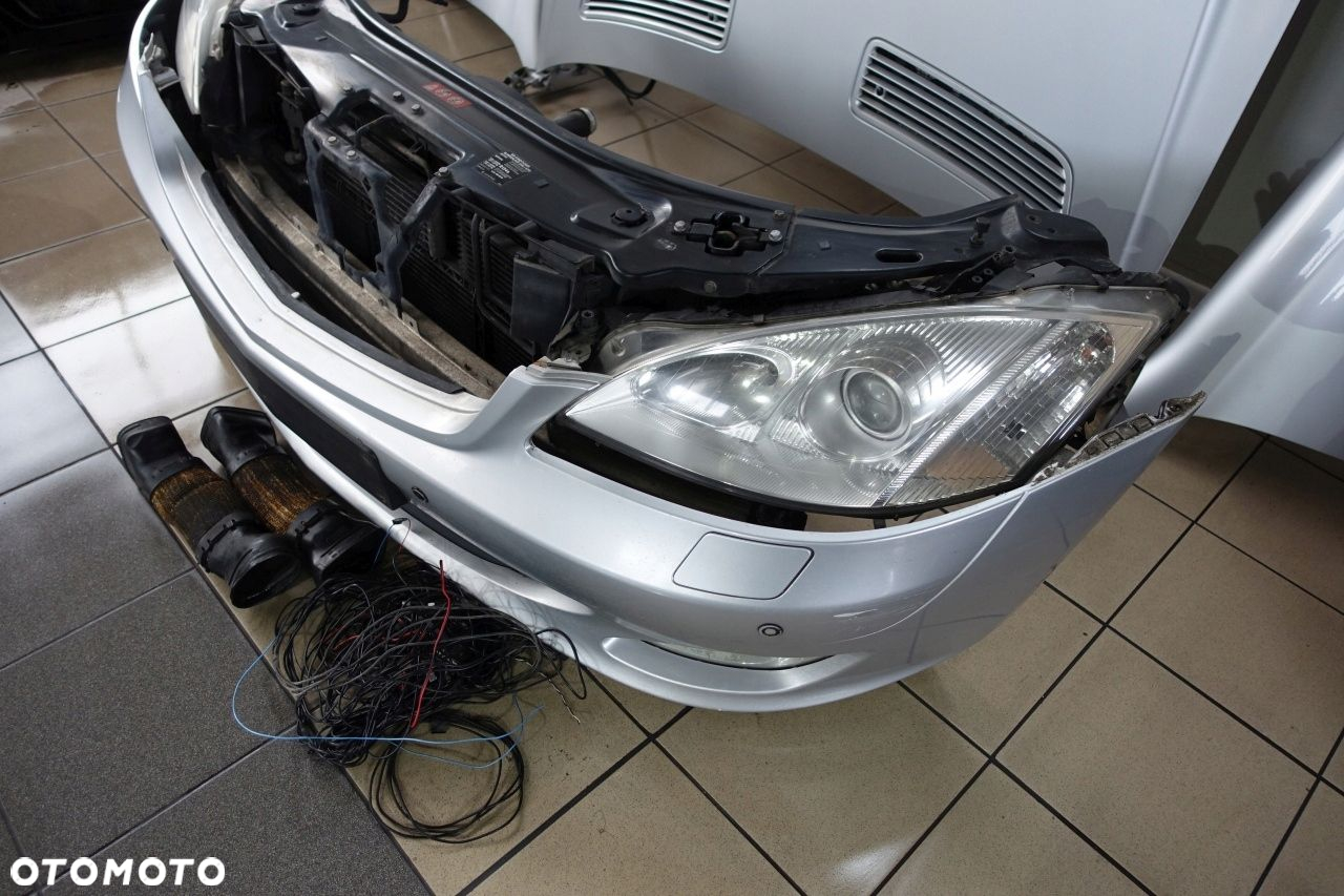 Mercedes w221 przód maska zderzak pas błotnik 3.2 CDI wzmocnienie belka 775 - 5