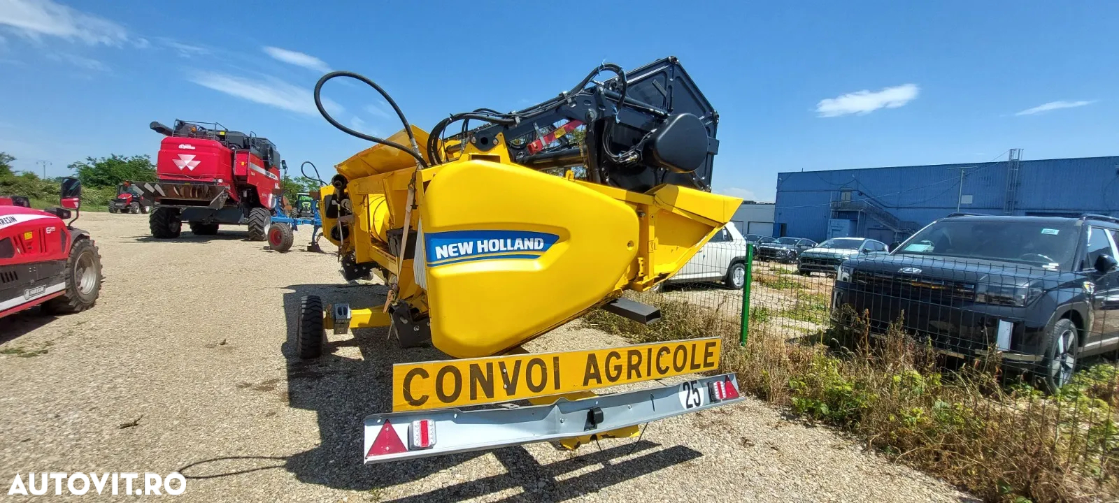 New Holland 760CG 5.48M/18FT VF HEDER PAIOASE CU COCHET DUODRILL 6 JOKER RT CARUCIOR TRANSPORT - 15