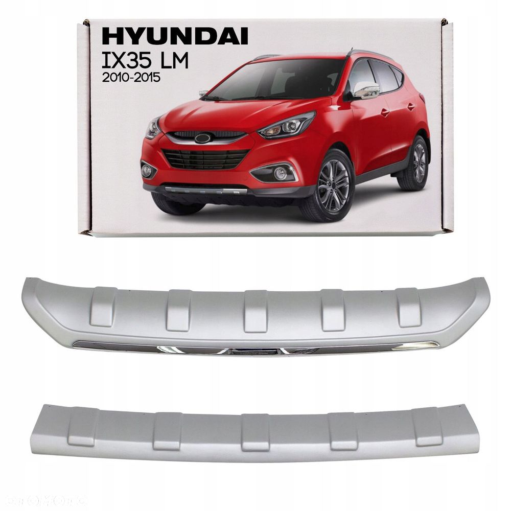 hyundai ix35 lm 2010-2015 komplet dokładek osłony zderzaków - 1