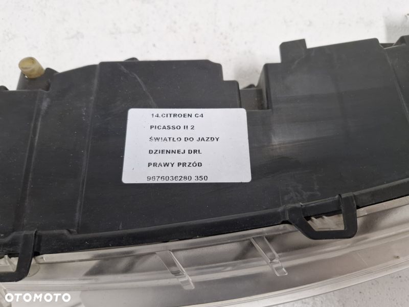 CITROEN C4 PICASSO II 2 ŚWIATŁO JAZDY DZIENNEJ DRL PRAWY PRZÓD 9676036280 - 10