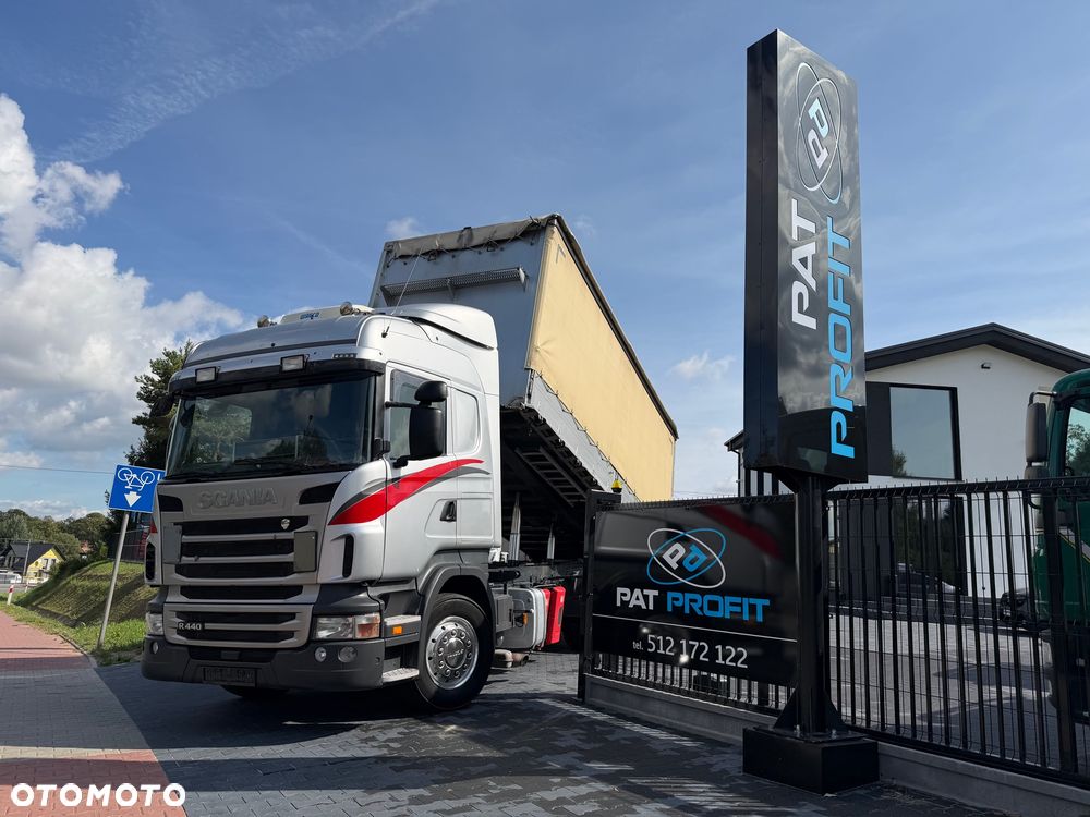 Scania / R440 / 6X2 / WYWROTKA+BURTO-FIRANKA / ZBOŻA-OTRĘBY-TORF ITP. / - 1