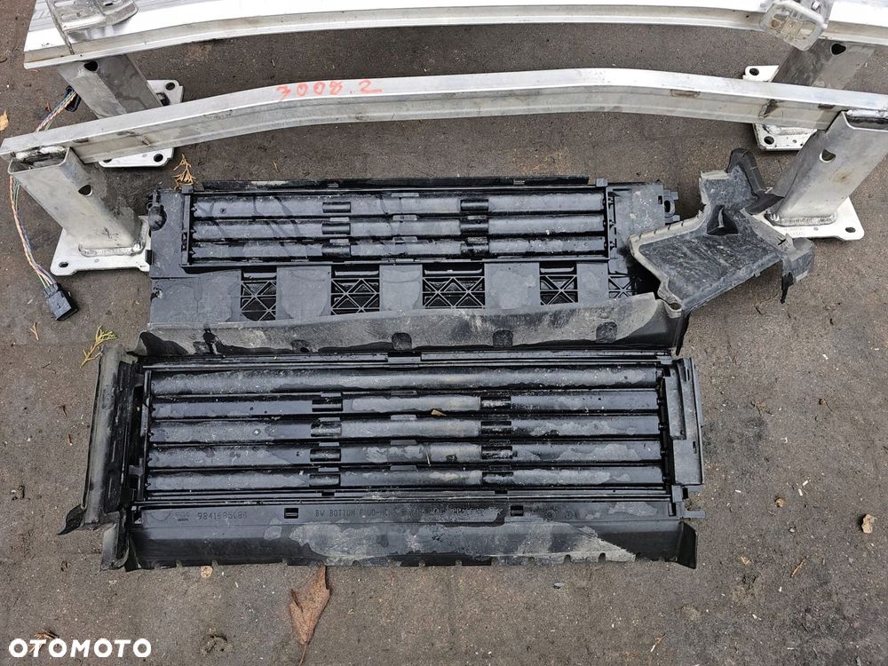 pas przedni belka radar chłodnice peugeot 3008 ii lift - 3