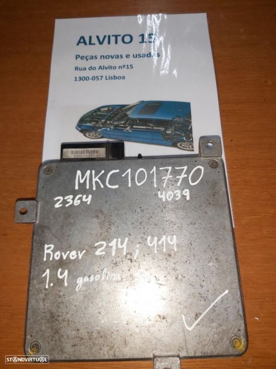 Centralina Rover 214 414  1.4 1995  Ref: MKC101770  2364 4039 - 1