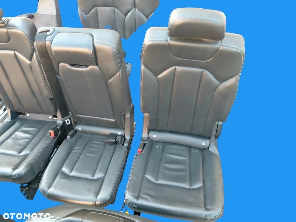 AUDI Q7 4M LIFT 22r FOTELE KANAPA BOCZKI TAPICERKA SKÓRA CZARNA - 15