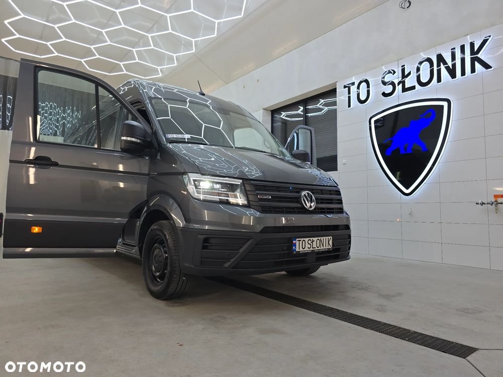 Volkswagen CRAFTER 4 MOTION AUTOMAT-8 Bie TDI 177KM Długi 7-OSOBOWY BOGATA OPCJA WYPOSAŻENIA NAVI KAMERA COFANIA FUL LED LAKIER METALIZOWANY FOTEL KIEROWCY PNEŁMATYCZNY Z MASAZEM SALON PL STAN NOWY NOWY NOWY - 19