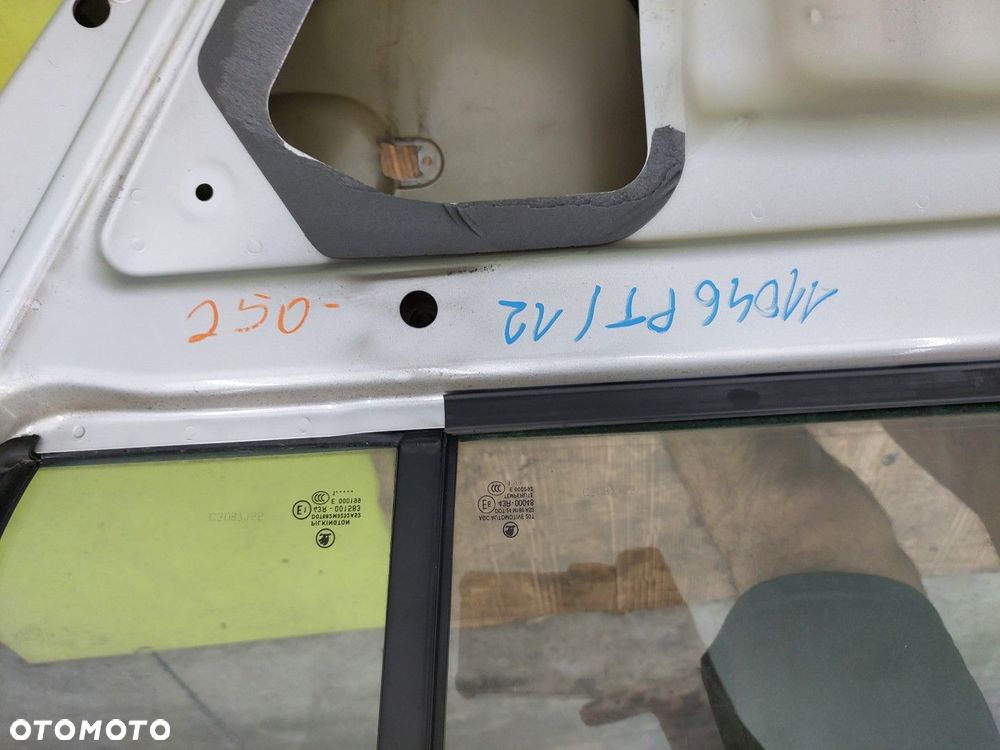 Drzwi tylne PRAWE tył SKODA FABIA II 2 LIFT 2010-2014 KOMBI LA7W SREBRNE - 12