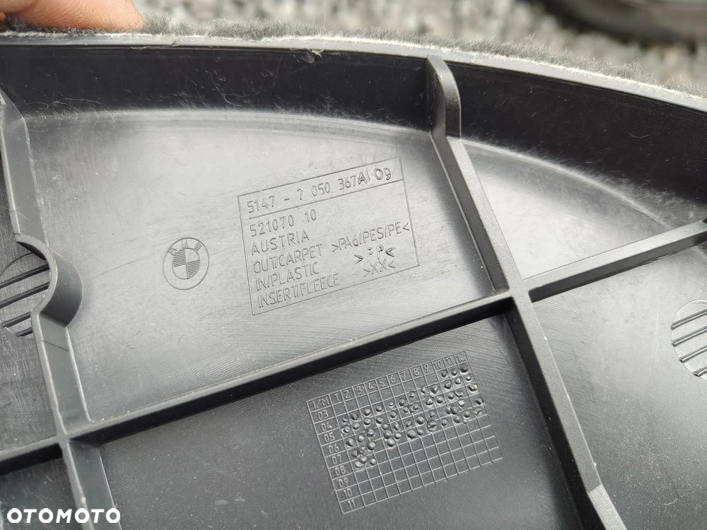 BMW e61 e60 kombi LIFT BOCZEK bagażnika lewy prawy czarny - 11