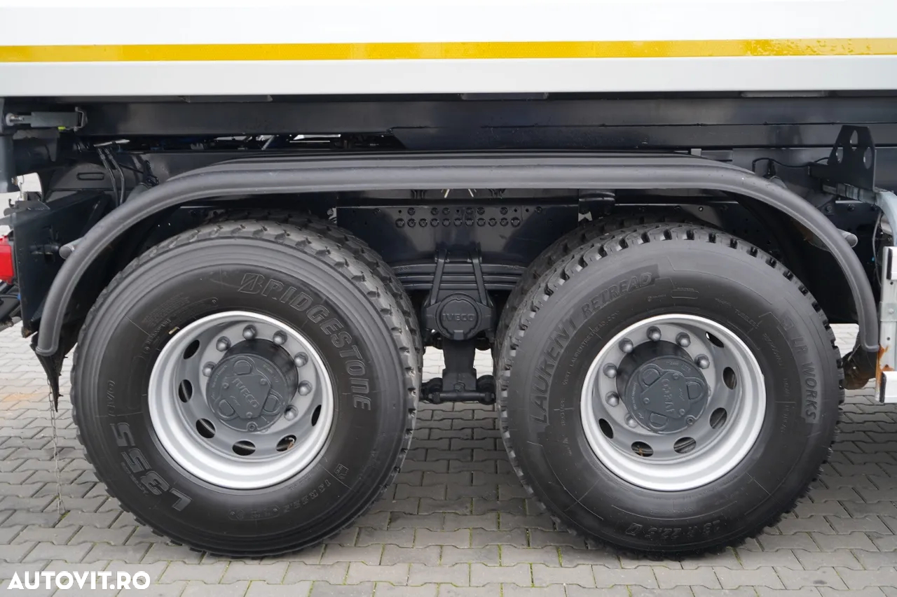 Iveco X-WAY 480 / 8X4 / BASCULATOR DUBLU / HIDRAULIC LATERAL / CLAPETĂ HIDRAULICĂ / AUTOMAT / IMPORTAT - 28