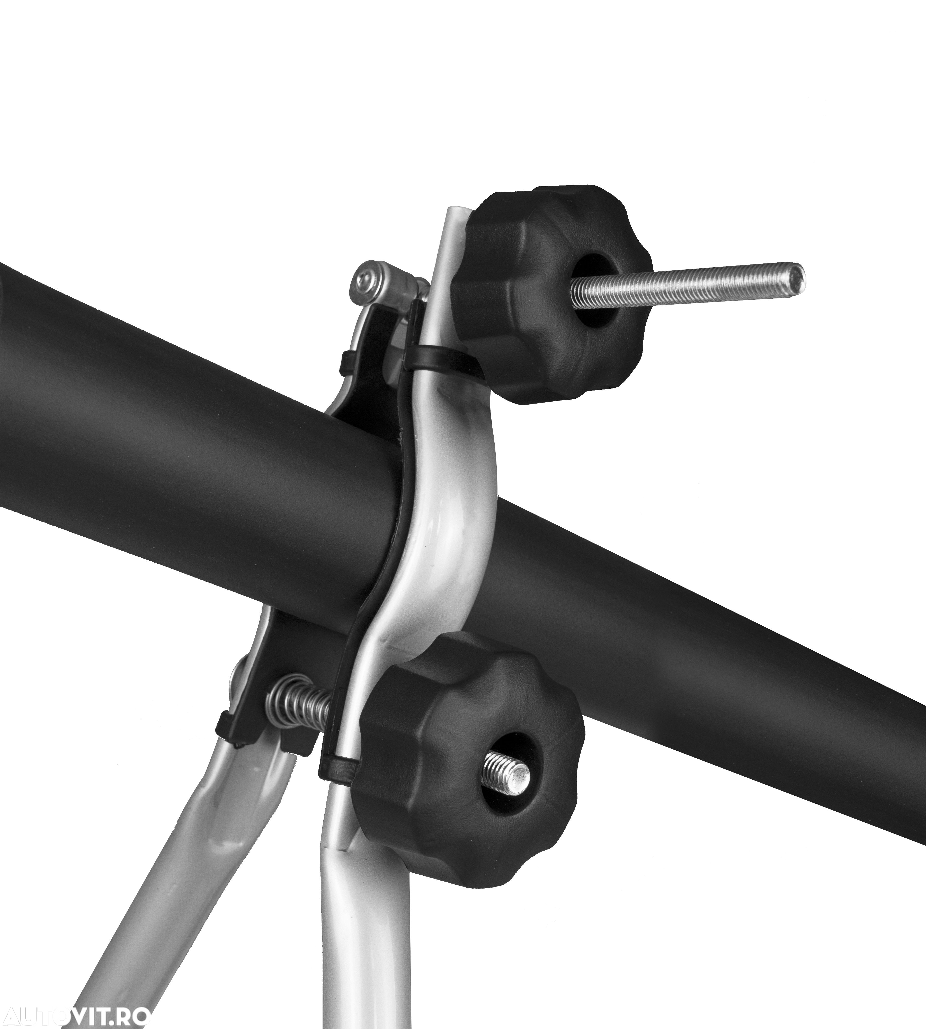 Suport bicicleta auto Menabo Huggy pe bare transversale - 3