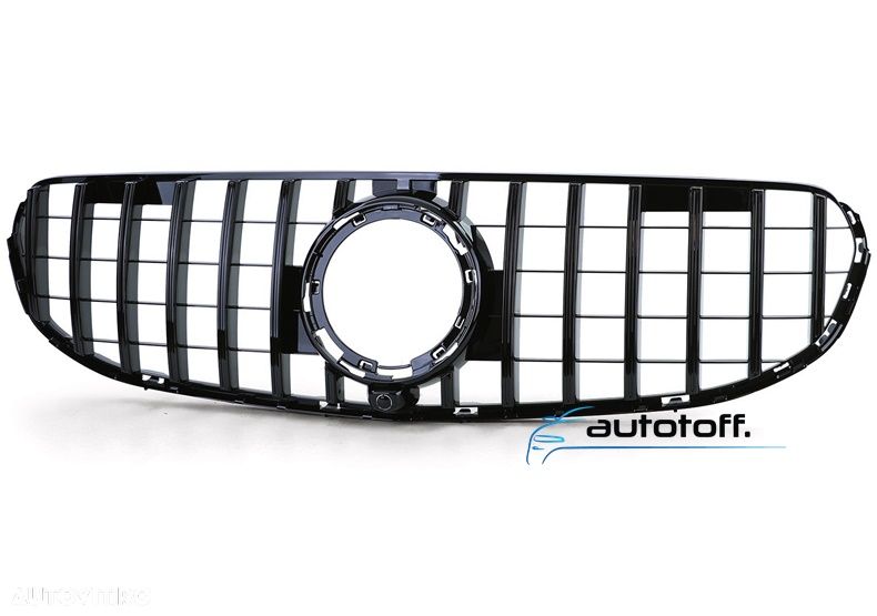 Grila Mercedes GLC X253 C253 Facelift compatibila cu SUV Coupe (19-22) GT-R Black Design - 1