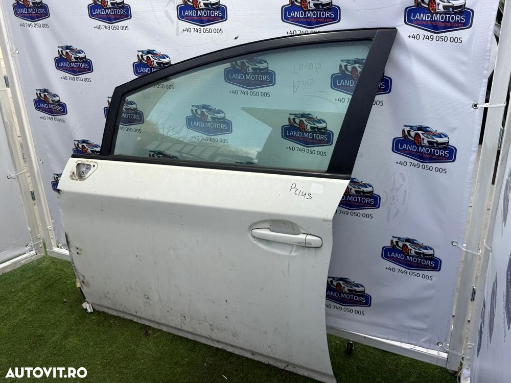 USA PORTIERA FATA STANGA TOYOTA PRIUS 2012 HYBRID 1.8 BENZINA COD OEM 6711247030 / 6700247070 / HATCHBACK 2009-2015 - 4