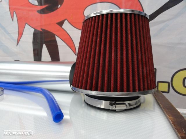 Kit admissão direta com tubo em alumínio + filtro de ar para Honda civic 92-00 (EG, EH, EJ, EK) - 15