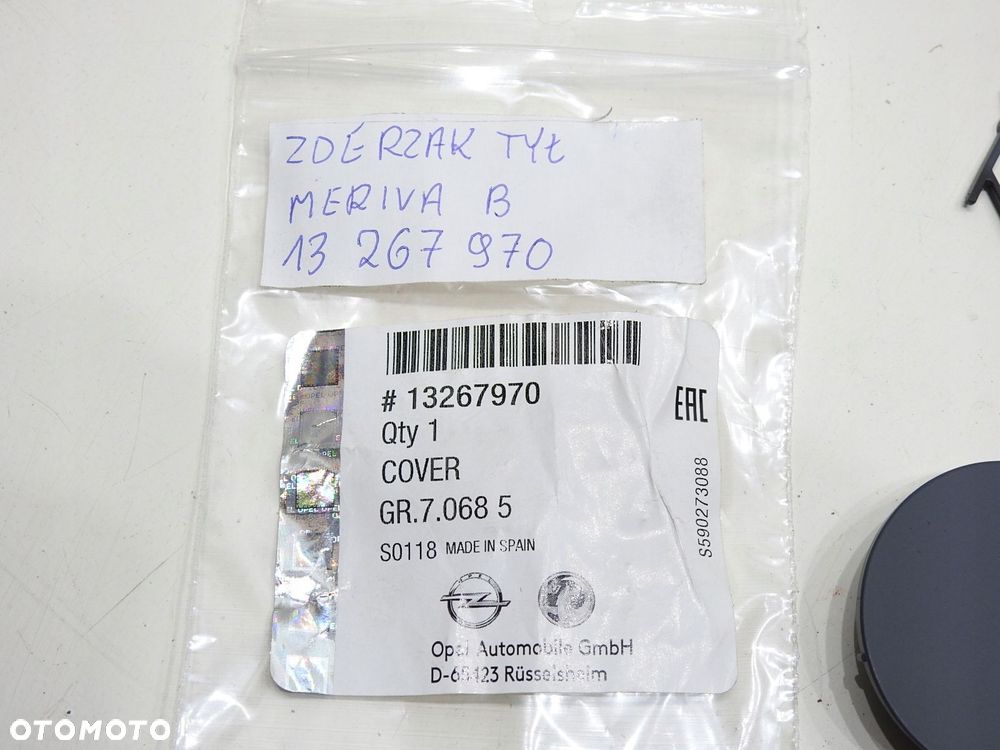 ZAŚLEPKA ZDERZAKA TYŁ OPEL MERIVA B - 7