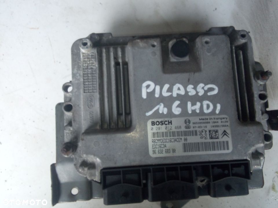 CITROEN xsara picasso 1,6hdi komputer 0281012468 - 1