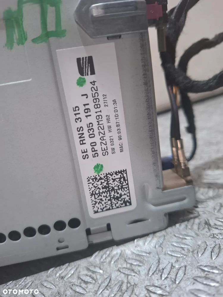 Radio nawigacja Seat Leon II lift 2012 rok nr 5P0035191J - 3