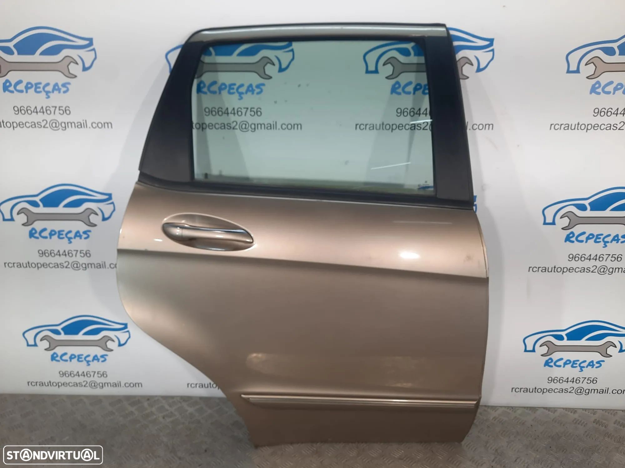 PORTA TRASEIRA TRÁS DIREITA MERCEDES BENZ CLASSE A W169 MOTOR PUXADOR VIDRO - 1