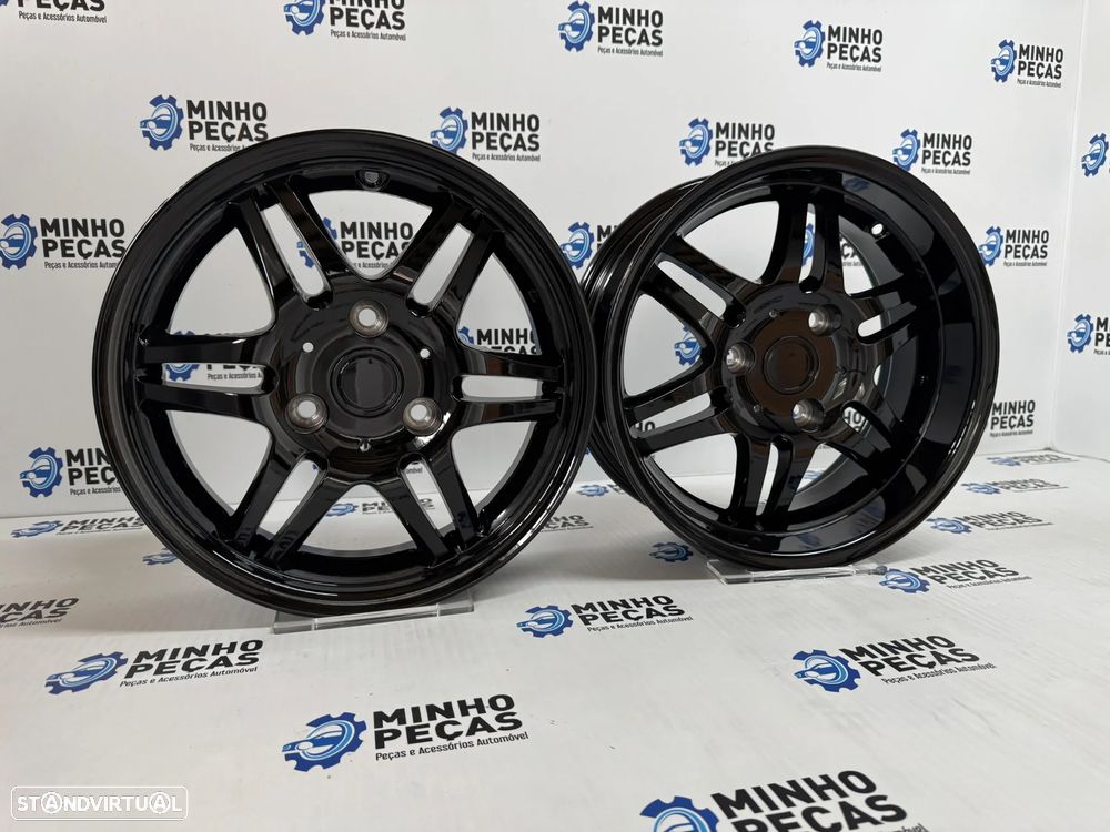 Jantes Look Smart Brabus em 15 (3x112) Preto Brilho - 3