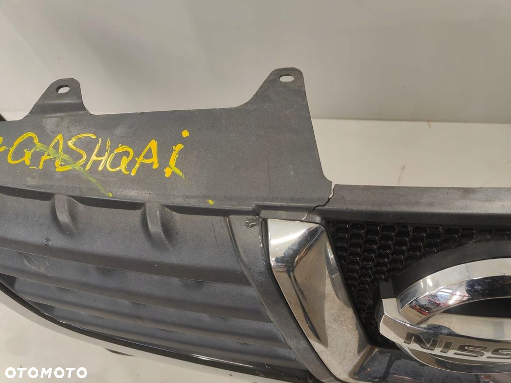 nissan qashqai j10 07-10 zderzak przÓd przedni uszkodzona atrapa/mocowanie - 3