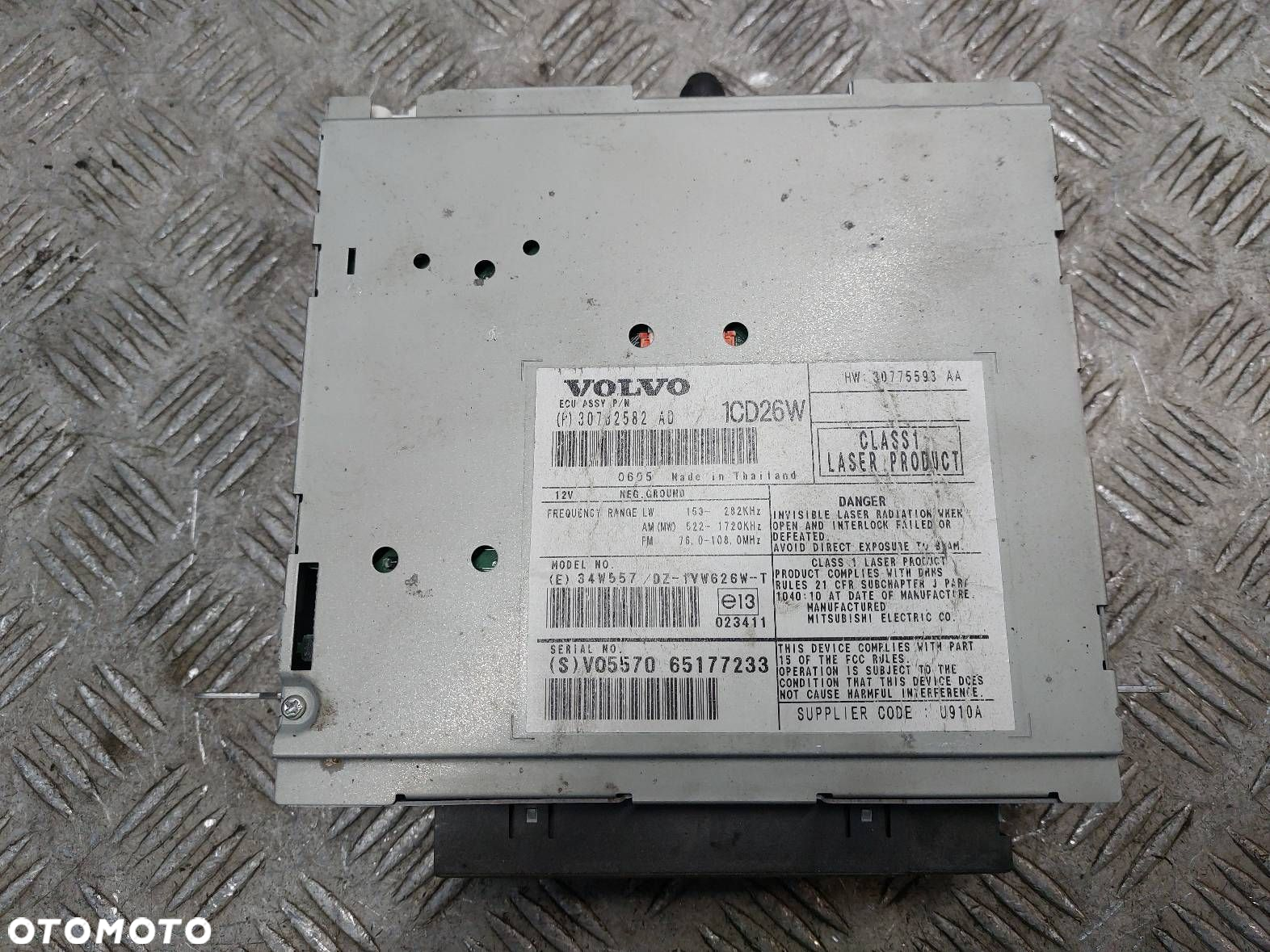 RADIO ODTWARZACZ VOLVO XC90 I 30732582 30775593 - 2