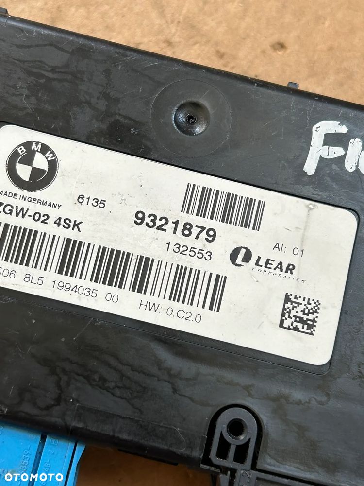 MODUŁ STEROWNIK ZGW BMW F10 F11 9321879 - 3