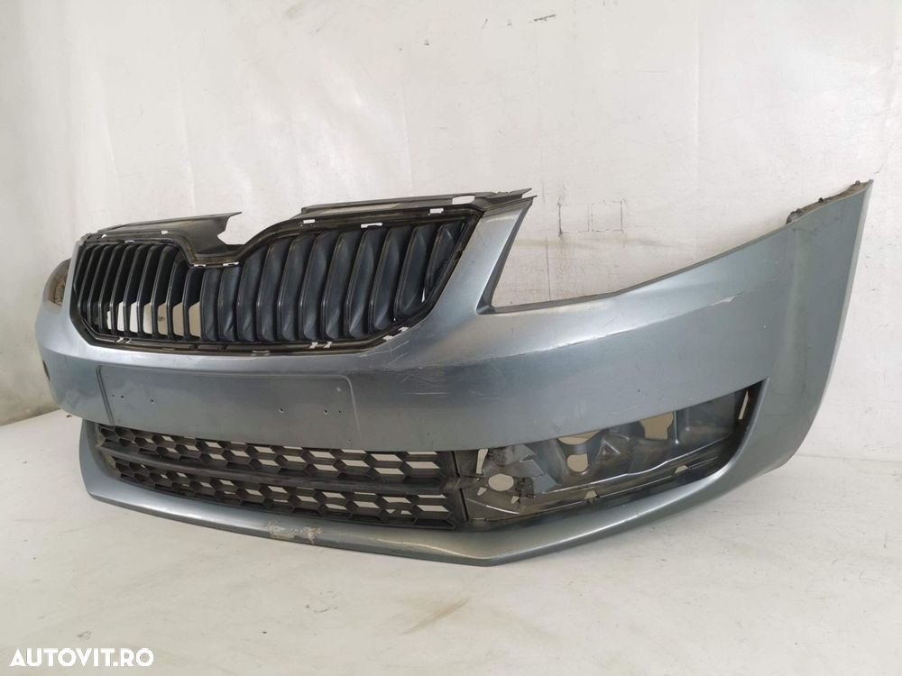 Bara Fata Cu Grila Radiator Si Grila Inferioara Skoda  Octavia 3 2013 - 3