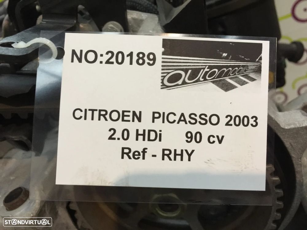 Motor Citroën Picasso 2.0 HDi 90Cv de 2004 - Ref. RHY  -  NO. 20189 - 6